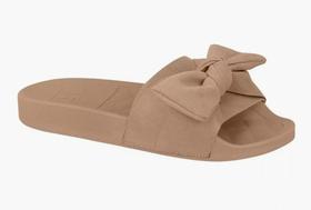 Chinelo Slide Moleca Camurça Flex 5414104 nude