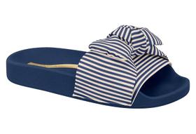 Chinelo Slide Molekinha Multi Marinho/Dourado Ref: 2311.103