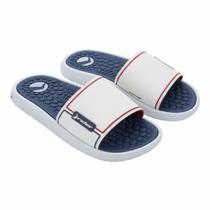 Chinelo Slide NBA Rider Pump Branco - Masculino Tamanho:40Cor:Branco Chinelo Slide NBA Rider Pump Branco - Masculino Tamanho:40Cor:Branco