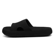 Chinelo Slide Nuvem Casual Preto Lazer Passe Piscina Leve Conforto Usaflex Chinelo Slide Nuvem Casual Preto Lazer Passe Piscina Leve Conforto Usaflex