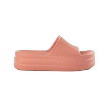 Chinelo Slide Papete Plataforma Feminina Leve Evva 200