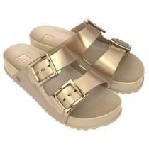 Chinelo Slide Partner III Dourado Zaxy 18063-AX968