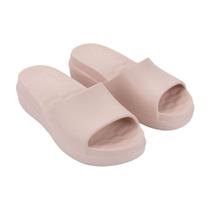Chinelo Slide Plataforma Flow Feminino Zaxy Nude Claro 37