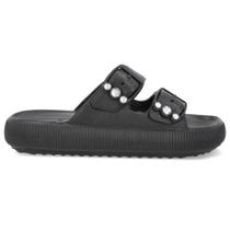 Chinelo Slide Poofy Plataforma EVA Preto Usaflex AL4401