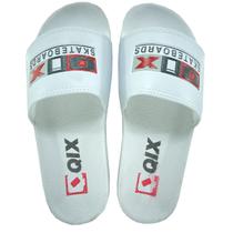 Chinelo Slide QIX Skateboards Masculino - Branco