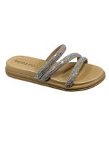 Chinelo Slide Rasteira Tira Strass Beira Rio 8488.108 Chinelo Slide Rasteira Tira Strass Beira Rio 8488.108
