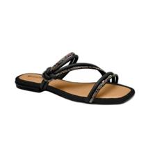 Chinelo Slide Rasteirinha Feminina Brilho Mississipi Mb272