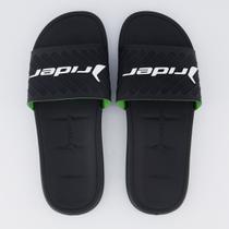 Chinelo Slide Rider Free II Preto e Verde Chinelo Slide Rider Free II Preto e Verde