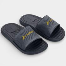Chinelo Slide Rider Step Masculino - Preto e Cinza - 43/44
