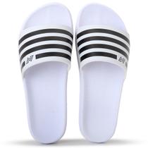 Chinelo Slide Sandália Tira Preto Branco Bege Masculino Feminino Unissex Leve Confortável Chinelo Slide Sandália Tira Preto Branco Bege Masculino Feminino Unissex Leve Confortável