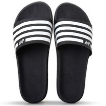 Chinelo Slide Sandália Tira Preto Branco Bege Masculino Feminino Unissex Leve Confortável Chinelo Slide Sandália Tira Preto Branco Bege Masculino Feminino Unissex Leve Confortável