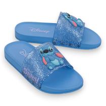 Chinelo Slide Stitch Disney Confortável Grendene Kids