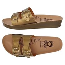Chinelo Slide Super Conforto Anatomico Webe Flex Duas Tiras NB02