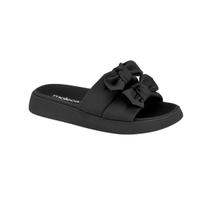 Chinelo Slide Tamanco Feminino Com Laços Conforto Moleca 5469.149