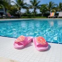 Chinelo Slide Tangerina Momi