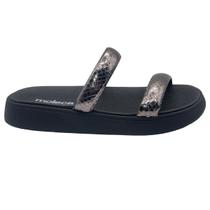 Chinelo Slide Tira Camurça Paris Glam Moleca 5507.101