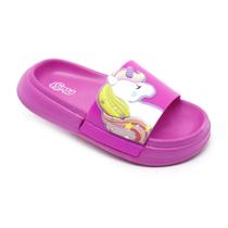 Chinelo Slide Unicórnio Menina Plugt