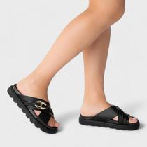 Chinelo Slide Vizzano Feminino Tratorado 6510.111 - Preto