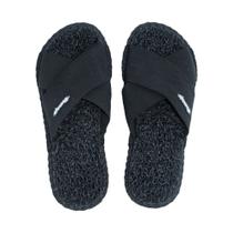 Chinelo Slide X Anabela CleanUp Sustentável Feminino Preto