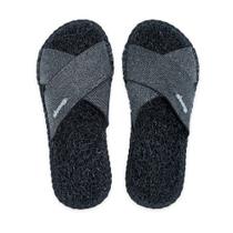 Chinelo Slide X Anabela CleanUp Sustentável Feminino Preto Chinelo Slide X Anabela CleanUp Sustentável Feminino Preto