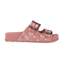 Chinelo Slide Zaxy Joy Mickey Partner Feminino Rosa