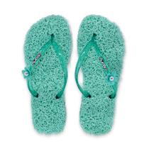 Chinelo Slim Celebration CleanUp Sustentável Feminino Verde