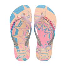 Chinelo Slim Estampado Menina Havaianas Kids