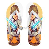 Chinelo Star Wars Luke Skywalker jedi Chinelo Star Wars Luke Skywalker jedi