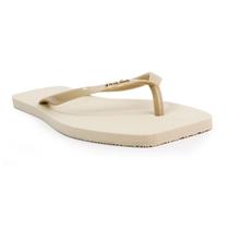 Chinelo Sua Cia Nude Tira Translúcida