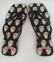 Chinelo Sua Cia Preto Shitzu Chinelo Sua Cia Preto Shitzu