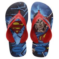 chinelo super homem havaianas infantil com variedades de tamanhos