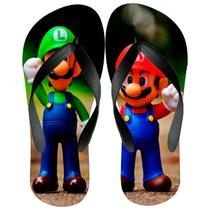 Chinelo Super Mario e Luigi Infantil e Adulto - Florêncios