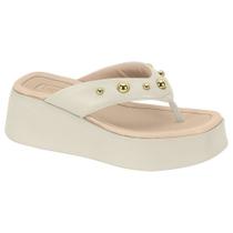 Chinelo Tamanco Beira Rio Anabela Plataforma Feminino Confortável