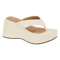 Chinelo Tamanco Dedo Plataforma Salto Alto Anabela Meia Pata