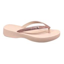 Chinelo Tamanco Joice Light Curv Glitter Azaleia 18832
