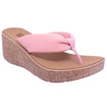 Chinelo Tamanco Salto Anabela Confot Terra E Água