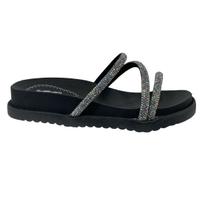 Chinelo Tamanco Slide Infantil Rasteira Strass Nilqi 2622