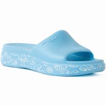 Chinelo Tamanco Smurfs Piccadilly Marshmallow Ed Limitada