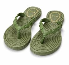 Chinelo Terra e Agua Verde