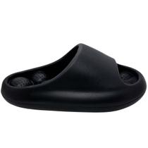 Chinelo Tipo Nuvem com Esferas de Massagem 39/40 em Eva Preto Supermedy