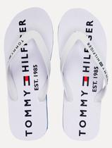 Chinelo Tommy Hilfiger Masculino Rubber Strip Simon 34R Azul/Branco Chinelo Tommy Hilfiger Masculino Rubber Strip Simon 34R Azul/Branco