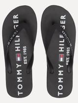Chinelo Tommy Hilfiger Masculino Rubber Strip Simon 34R Cinza/Preto Chinelo Tommy Hilfiger Masculino Rubber Strip Simon 34R Cinza/Preto
