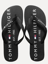 Chinelo Tommy Hilfiger Rubber Texture Strip 34R Preto/Cinza Chinelo Tommy Hilfiger Rubber Texture Strip 34R Preto/Cinza