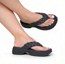 Chinelo Trançado Marrocos Nuvem Cofortável Coleção Nova