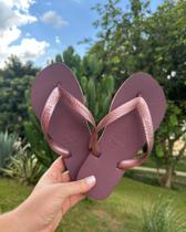 Chinelo Tropp Feminino Na Cor Marsala
