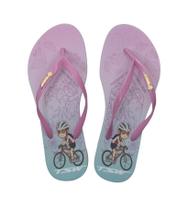 Chinelo TSW Feminino Modelo 18 Ciclista Rosa Azul Chinelo TSW Feminino Modelo 18 Ciclista Rosa Azul