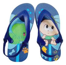 Chinelo turma monica ipanema baby elástico cebolinha azul Chinelo turma monica ipanema baby elástico cebolinha azul