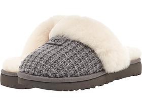 Chinelo UGG Cozy Feminino - Carvão Vegetal com Forro de Pele de Carneiro Chinelo UGG Cozy Feminino - Carvão Vegetal com Forro de Pele de Carneiro