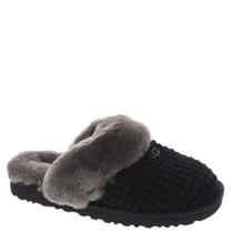 Chinelo UGG Cozy Feminino - Preto - Com Forro de Pele de Carneiro