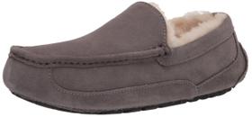 Chinelo UGG masculino Ascot Grey, de camurça resistente à água, tamanho 10